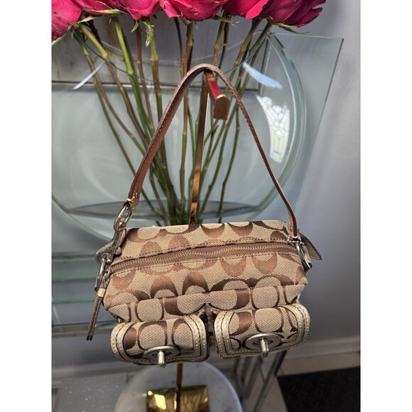 Vintage Coach Mini Legacy Signature Gallery Purse - Picture 3 of 10